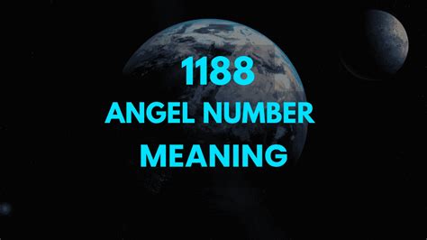 1188 angel number|1188 Angel Number: Meaning and Symbolism Explained